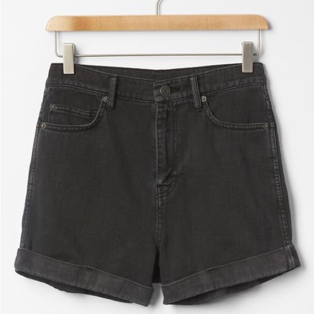 Women's Black Denim Jean Shorts